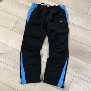 Y2K Nike Dri-Fit Track Pants Men Size Medium Training Warm Up Baggy Y2K Relax FT